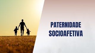 Paternidade socioafetiva [upl. by Ring]