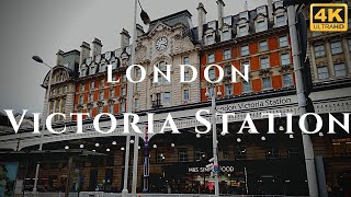 London Victoria Station Walk Through England 4K [upl. by Painter]