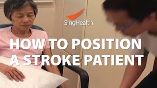 How To Position A Stroke Patient [upl. by Hasile862]