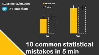 Ten Statistical Mistakes in 5 Min [upl. by Xino]