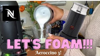 How To Foam Milk With Aeroccino 3 Make Coffee With Foam Tips amp Tricks  Easy Foamed Latte Recipe [upl. by Souvaine129]