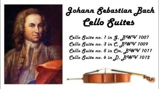 Johann Sebastian Bach  Cello suites in 432 Hz great for reading or studying [upl. by Dinny]