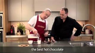 How to make a hot chocolate using an aerolatte milk frother [upl. by Sinegra634]