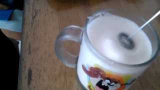 Aerolatte Review Frothing Cold Milk In Under 1 Minute [upl. by Shreeves204]