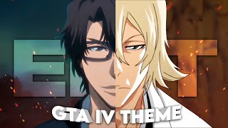 Aizen x Urahara  GTA IV Theme Edit [upl. by Narahs]